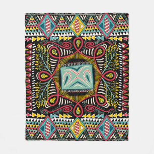 Quadratische Tasche, Schal, Textilien. Abstrakt Fleecedecke