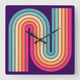  QUADRATISCHE WANDUHR