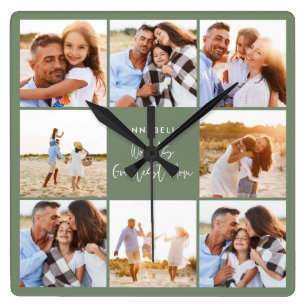  QUADRATISCHE WANDUHR