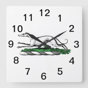  QUADRATISCHE WANDUHR