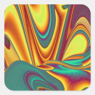  QUADRATISCHER AUFKLEBER