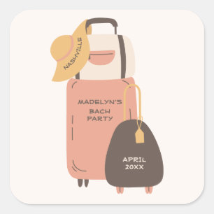  QUADRATISCHER AUFKLEBER