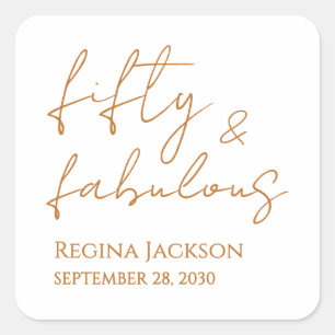  QUADRATISCHER AUFKLEBER