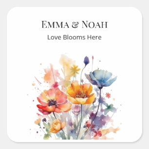  QUADRATISCHER AUFKLEBER