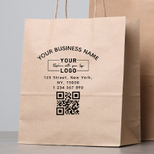 Quadratischer benutzerdefinierter Geschäftslogo-QR