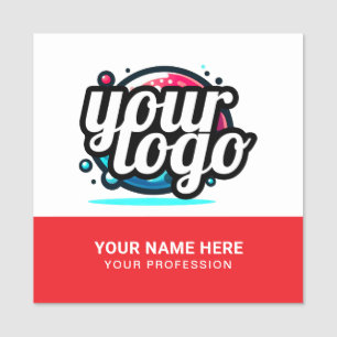 Quadratischer cooler Mitarbeiter-Pin-Name-Tag mit Namensschild