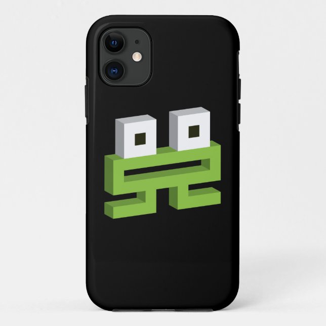 Quadratischer Frosch Case-Mate iPhone Hülle (Rückseite)