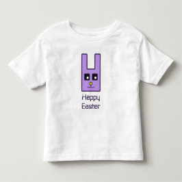 Quadratischer Osterhasen-Kleinkind-Rüsche-T - Kleinkind T-shirt