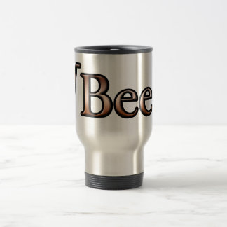 Quadratischer Root Beer Reisebecher