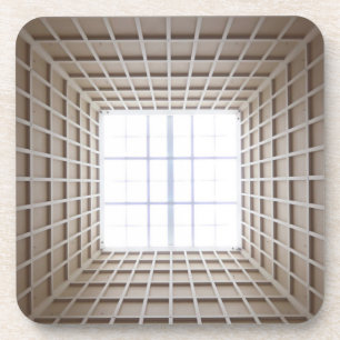 quadratischer Tunnel Getränkeuntersetzer