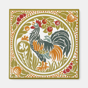 Quadratischer Vintage-Hahn - Magnet