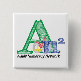 Quadratisches Button Ankündigung mit Logo