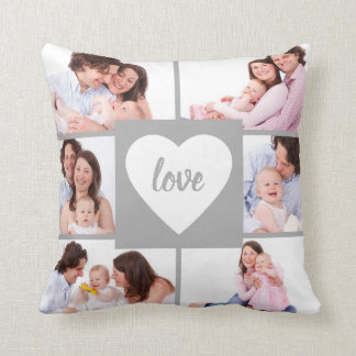 Quadratisches Collagen-Gewohnheits-Foto Kissen