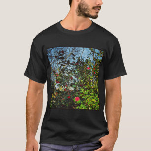 Quadratisches Foto - Magnolienbusch 01 T-Shirt
