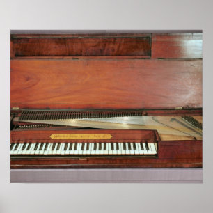 Quadratisches Klavier, 1767 (Foto) Poster