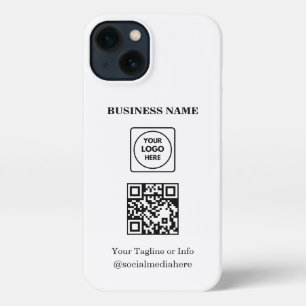 Quadratisches Logo QR-Code Business Promo iPhone-H iPhone Hülle