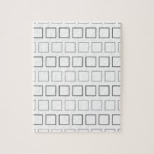 Quadratisches Minimalistisches Schwarzweiss-Muster