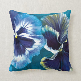 Quadratisches mit Blumenkissen der Kissen