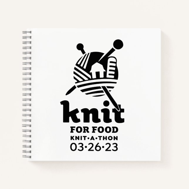 Quadratisches Notebook Notizbuch (Vorderseite)