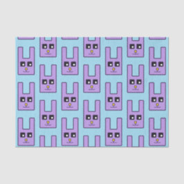 Quadratisches Osterhasen-Seidenpapier Seidenpapier