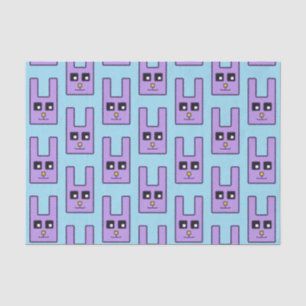 Quadratisches Osterhasen-Seidenpapier Seidenpapier