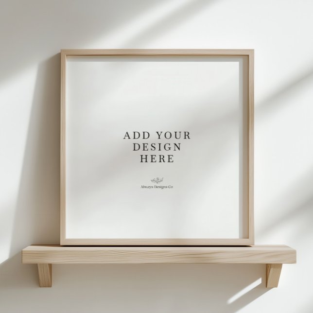 Quadratisches Poster drucken (Von Creator hochgeladen)