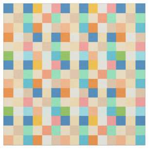 Quadratisches Schachbrett-heller Stoff