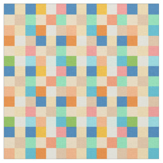 Quadratisches Schachbrett-heller Stoff