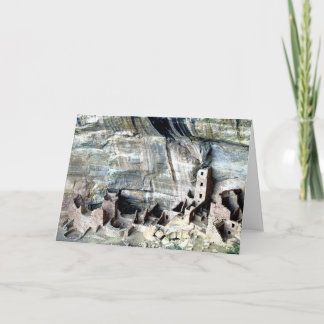 Quadratisches Turm-MESA Verde Karte