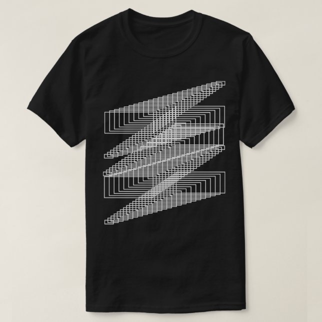 Quadratliniendesign 1 T-Shirt (Design vorne)