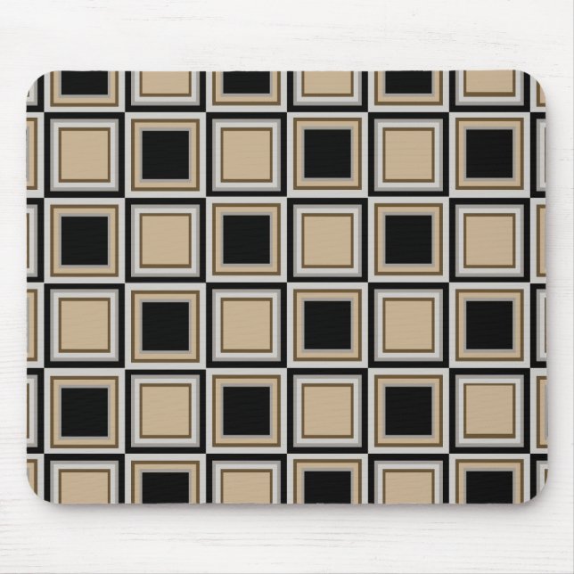 Quadratmuster Mousepad (Vorne)