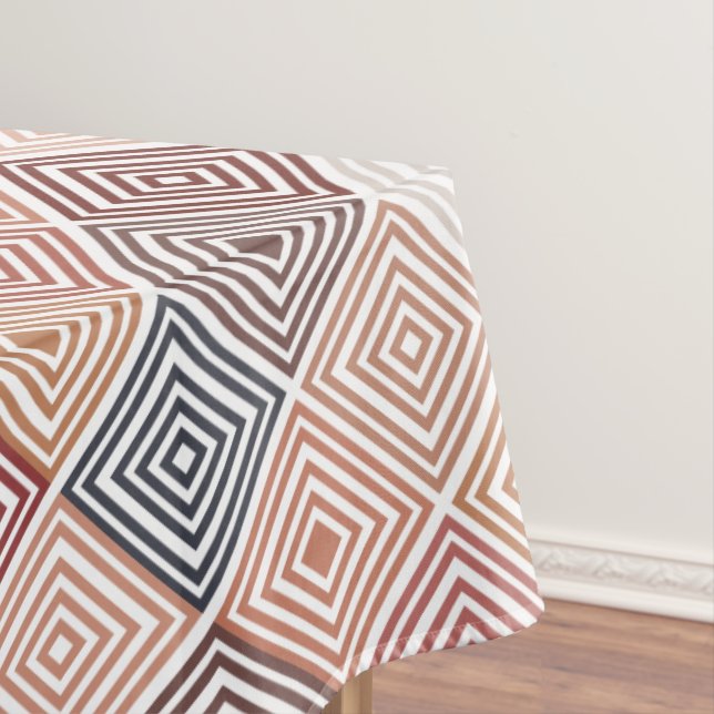 Quadratmuster Tischdecke (Beispiel)