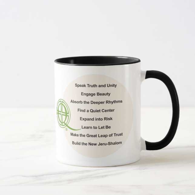 Quadratos Huit pratiques Mug - RH (Droite)