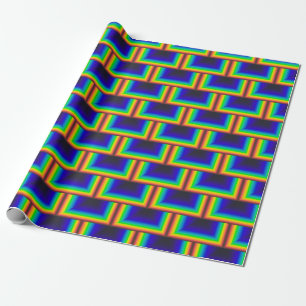 Quadratskala des Solarspektrums Geschenkpapier