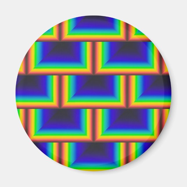 Quadratskala des Solarspektrums Magnet (Vorne)