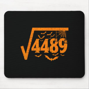 Quadratwurzel 4489 Lustiges Halloween Meme 67 Math Mousepad