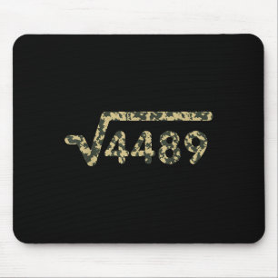 Quadratwurzel 4489 Slang Mathelehrer Sechs Sieben  Mousepad