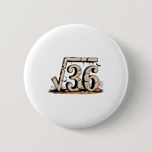 Quadratwurzel 67 Meme 6 7 Gen Alpha Halloween Sech Button