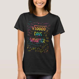 Quadratwurzel von 10000 Mathematik 100 Tage intell T-Shirt