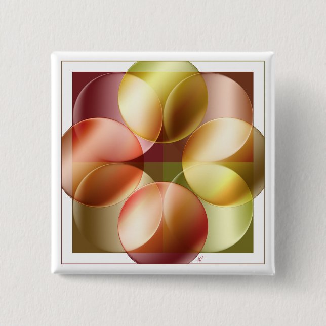 Quadratzelle Button (Vorderseite)