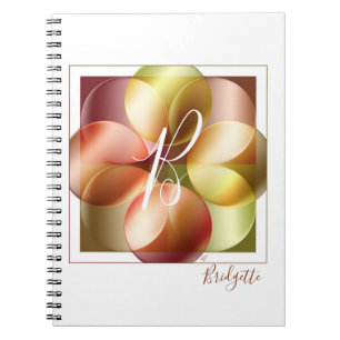 Quadratzelle Monogram Notizblock