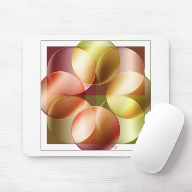 Quadratzelle Mousepad (Mit Mouse)