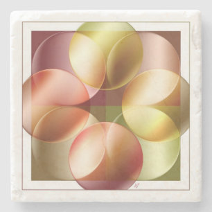 Quadratzelle Steinuntersetzer