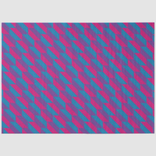 Quadrilaterale, rosa, Lila und blau geometrisch Seidenpapier