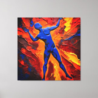 Quadro Abstrato em Canvas O Construtor dos Átomos Leinwanddruck