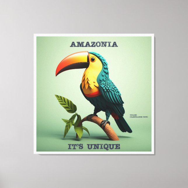 Quadro Amazônia - It's Unique - Tucano Leinwanddruck (Vorderseite)