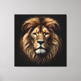 Quadro Rosto de Leão Leinwanddruck
