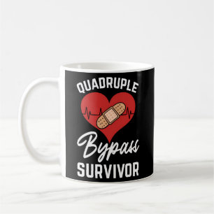 Quadruple Bypass Survivor Koronare Arterie Herz Su Kaffeetasse