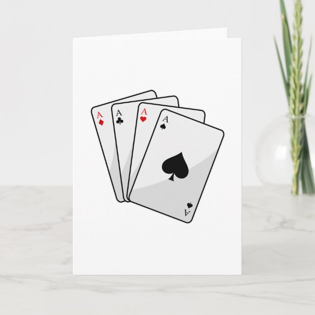 Quadruplés As de cartes de Poker (Devant)