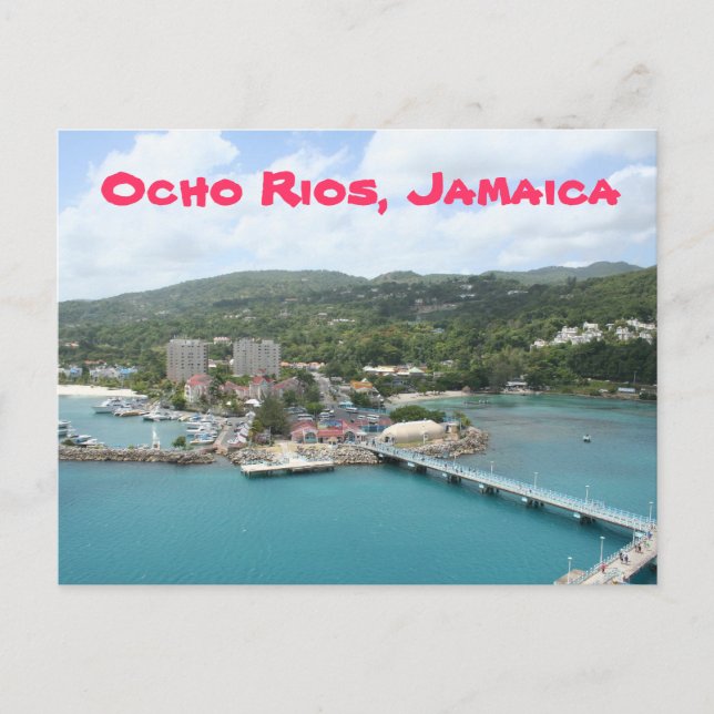 Quai d'Ocho Rios, Jamaïque Carte postale (Devant)